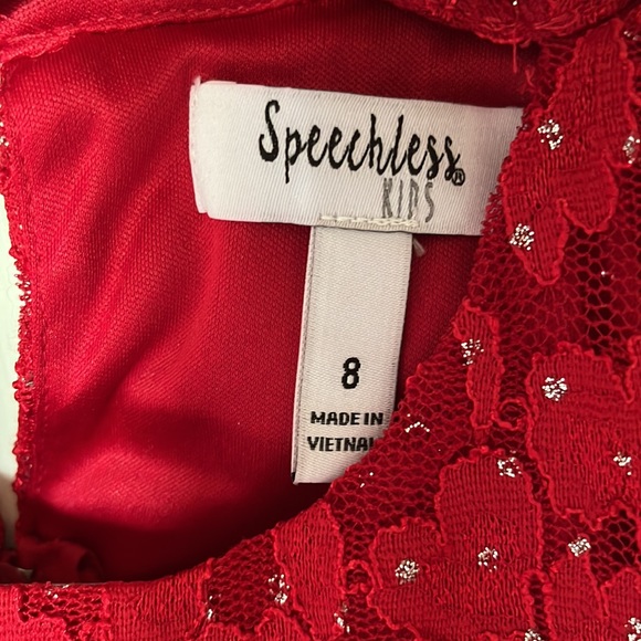 Girls Red Dress - Picture 4 of 8